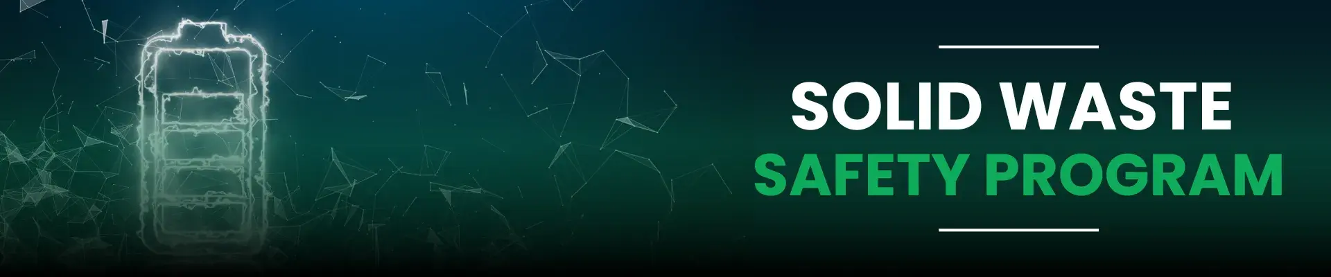 blue background with graphic of white battery