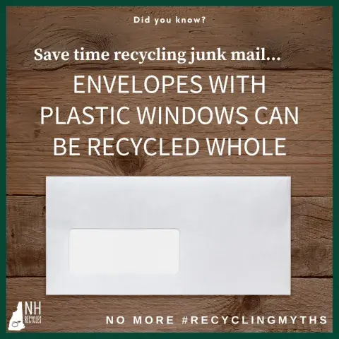 White envelope on a wood table