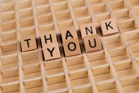 Thank you text
