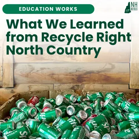 gaylord of green aluminum cans