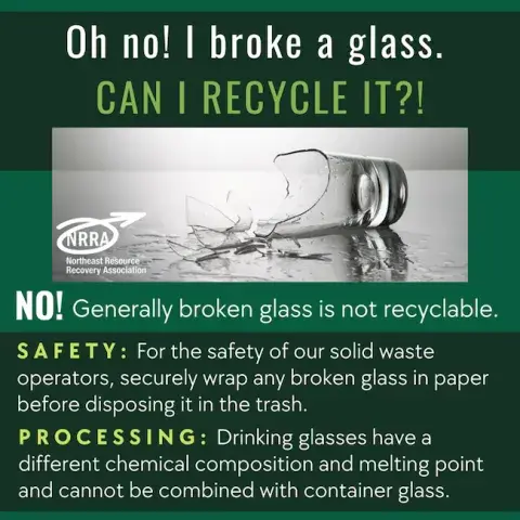 Image of a broken drinking glass