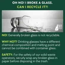 broken drinking glass
