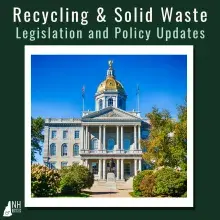 New Hampshire capital building and text