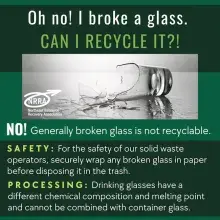 Image of a broken drinking glass