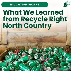 gaylord of green aluminum cans