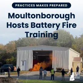 Moultonborough host battery fire training