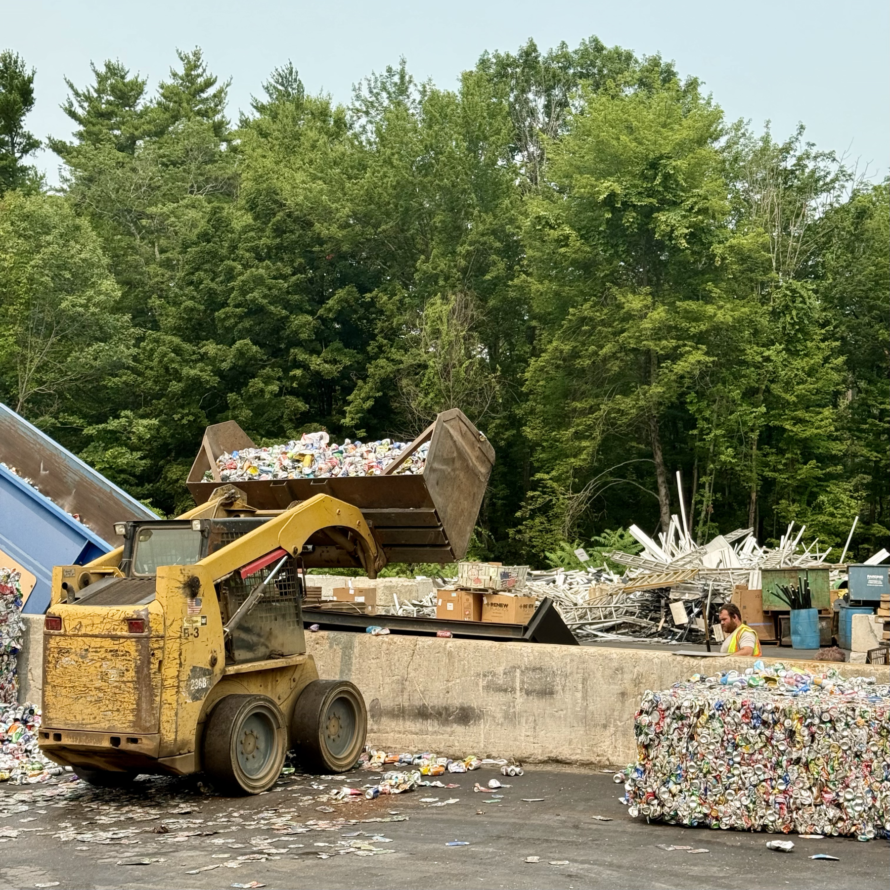can recycling in action