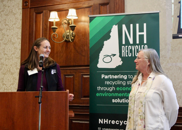 Reagan Bissonnette speaking to Bonnie Bethune