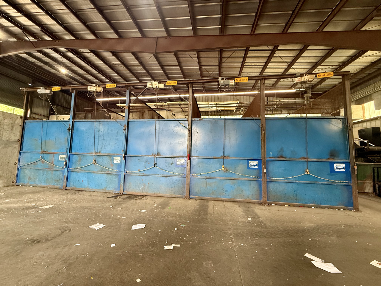 Keene recycling bays