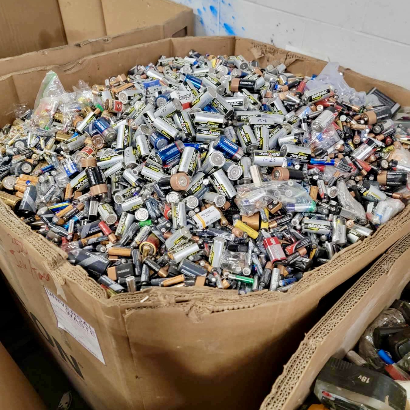 batteries in a box