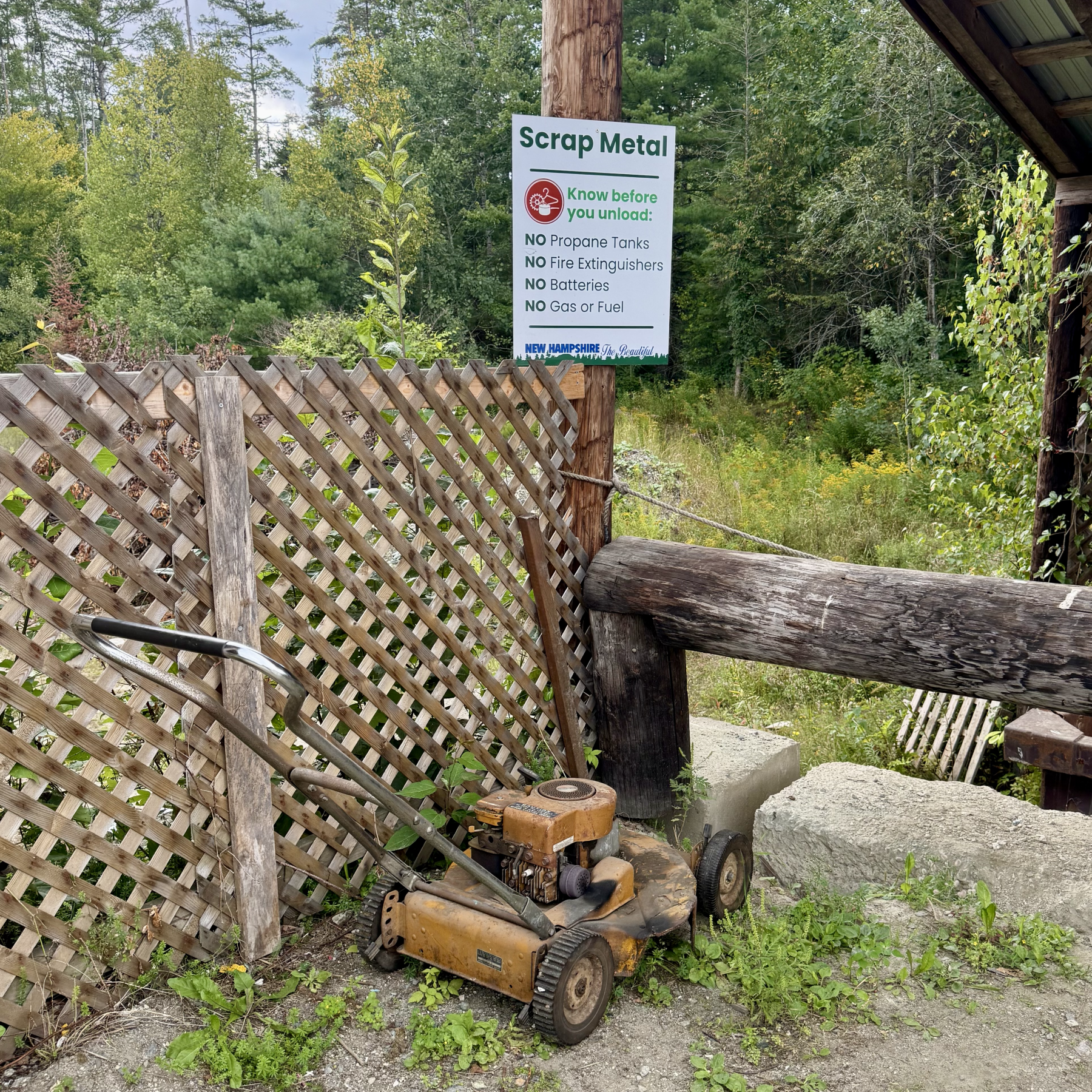 scrap metal sign in Dalton