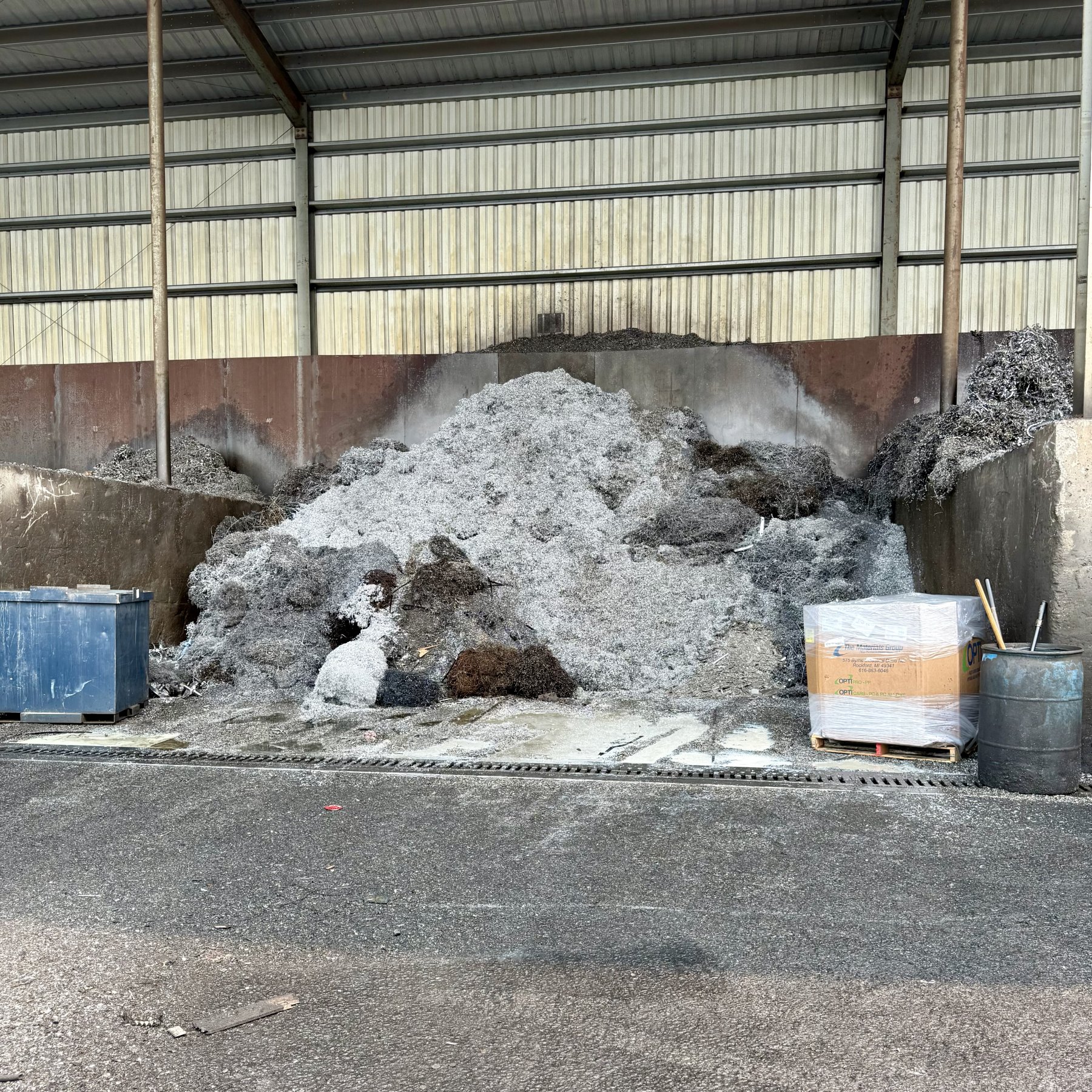 pile of metal turnings