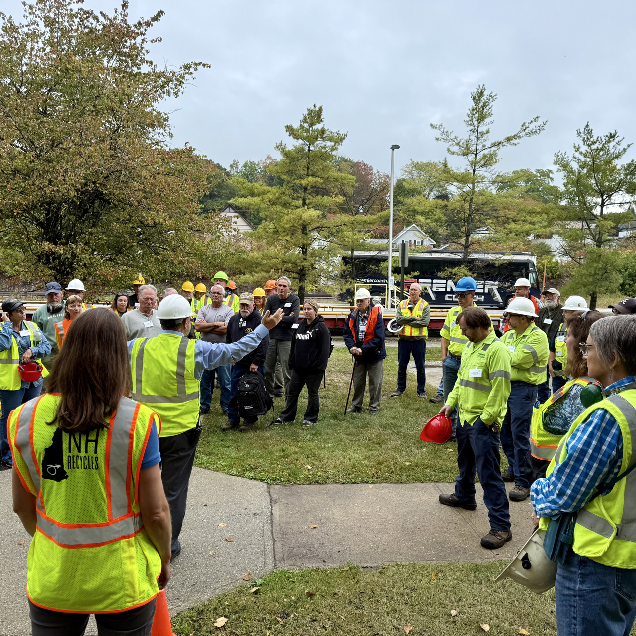 Listening to a talk outside of MRF