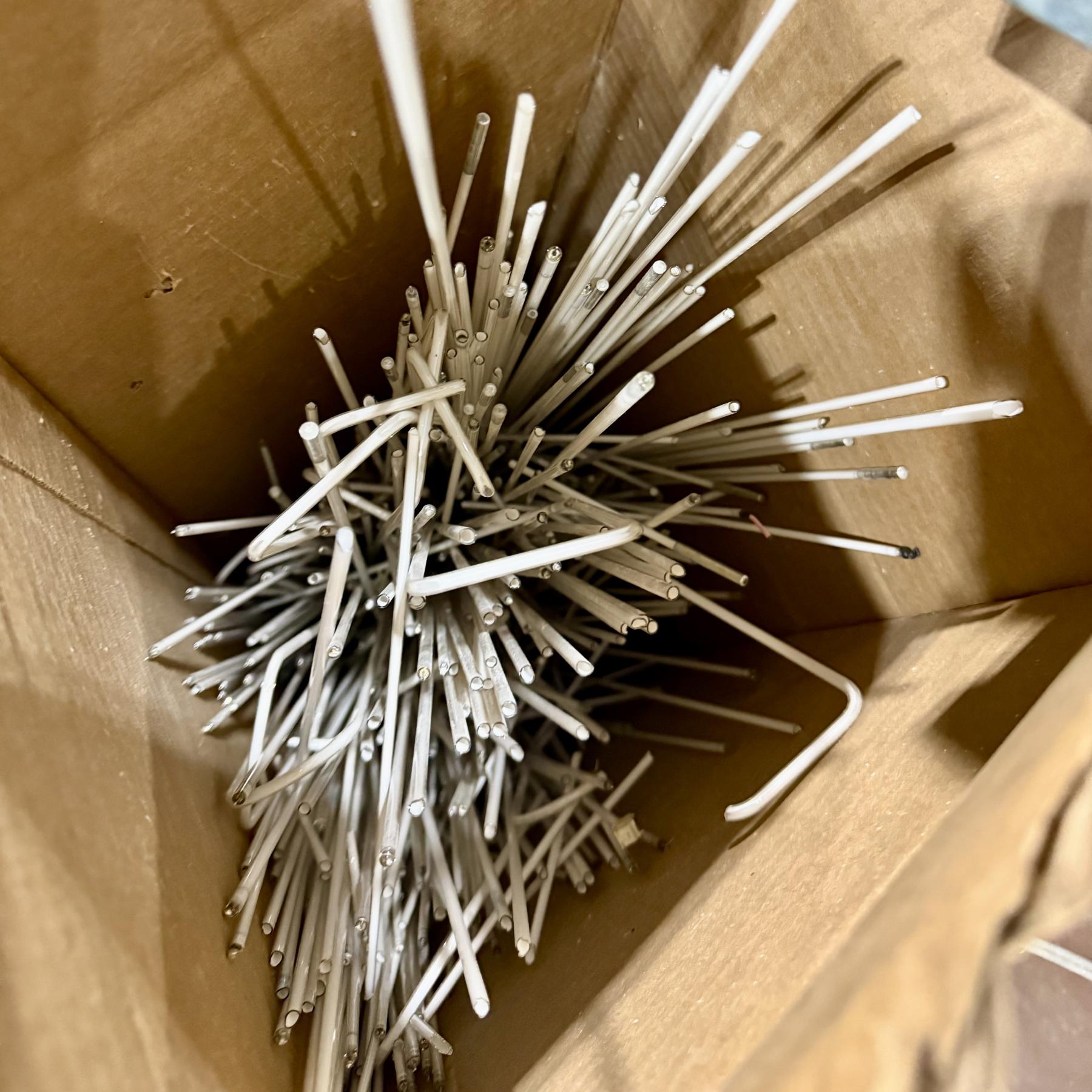 box of thin tubes