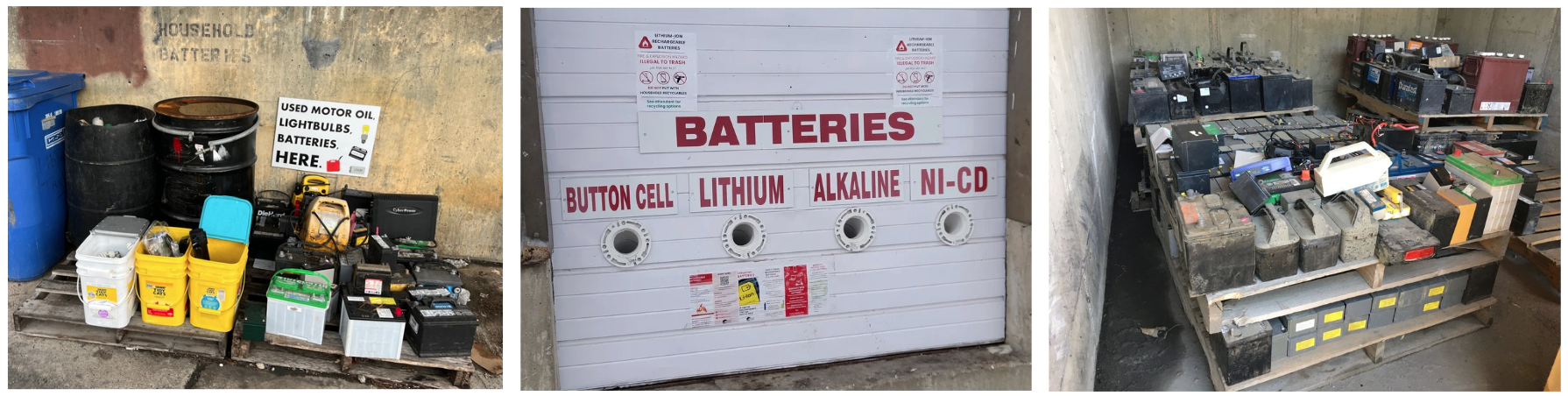 battery collection and storage methods