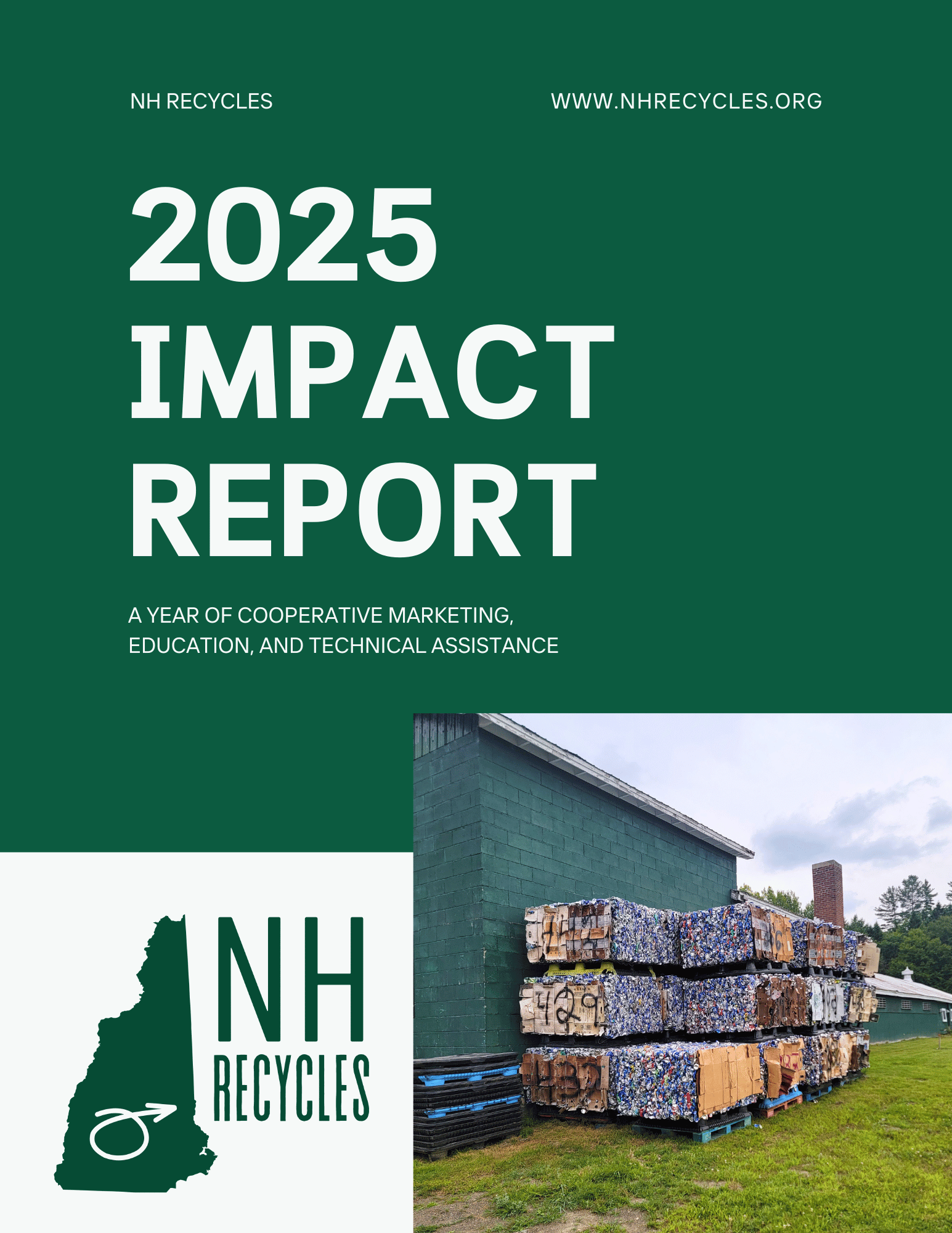 2025 NH Recycles Annual Report Cover