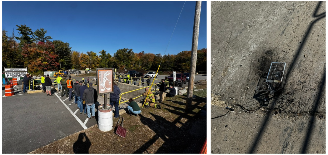 the live burn demonstration