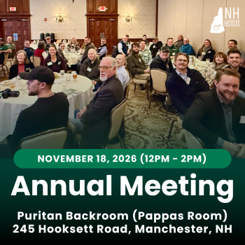 Annual Meeting attendees with text overlay