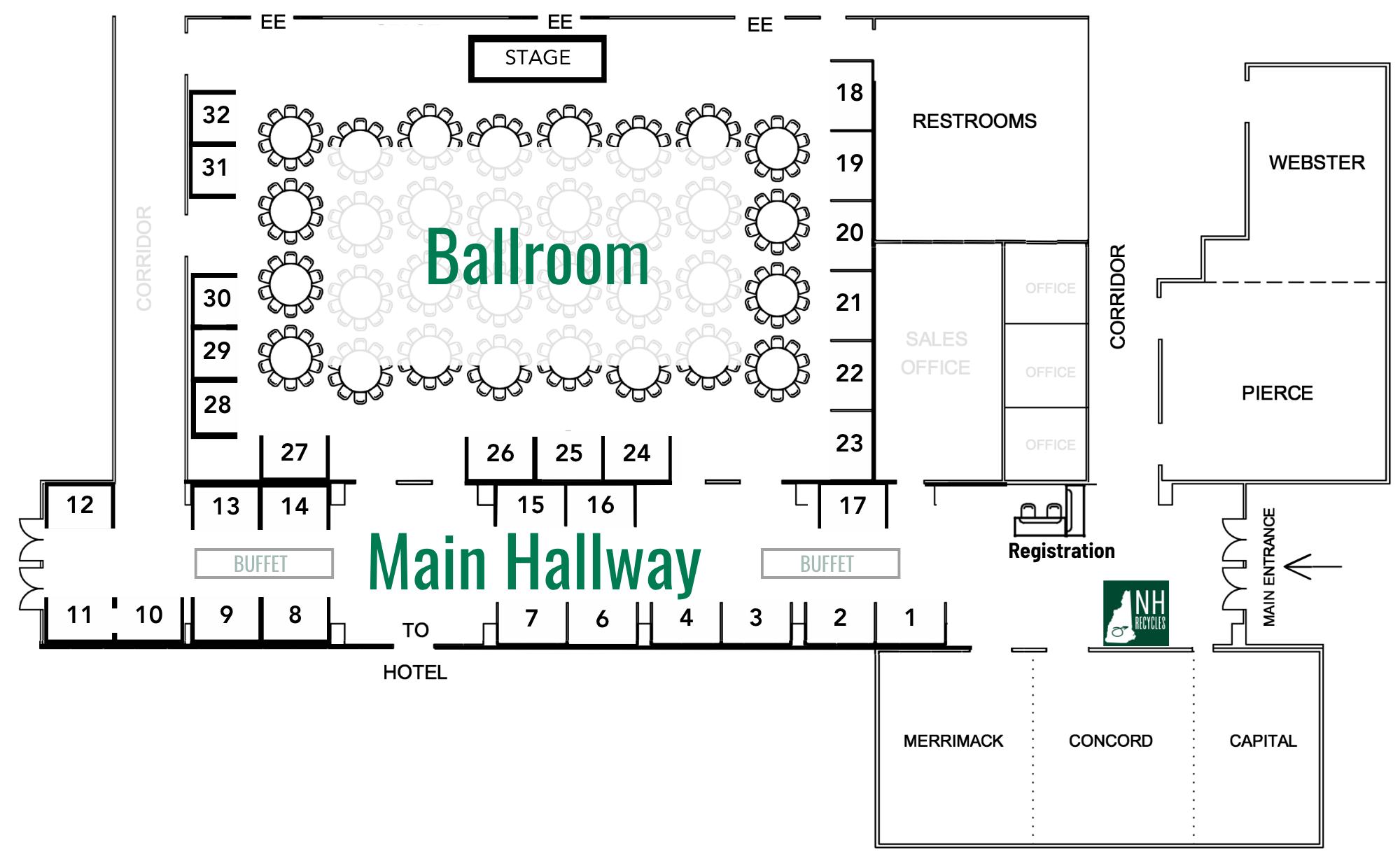updated 2026 recycling conference layout