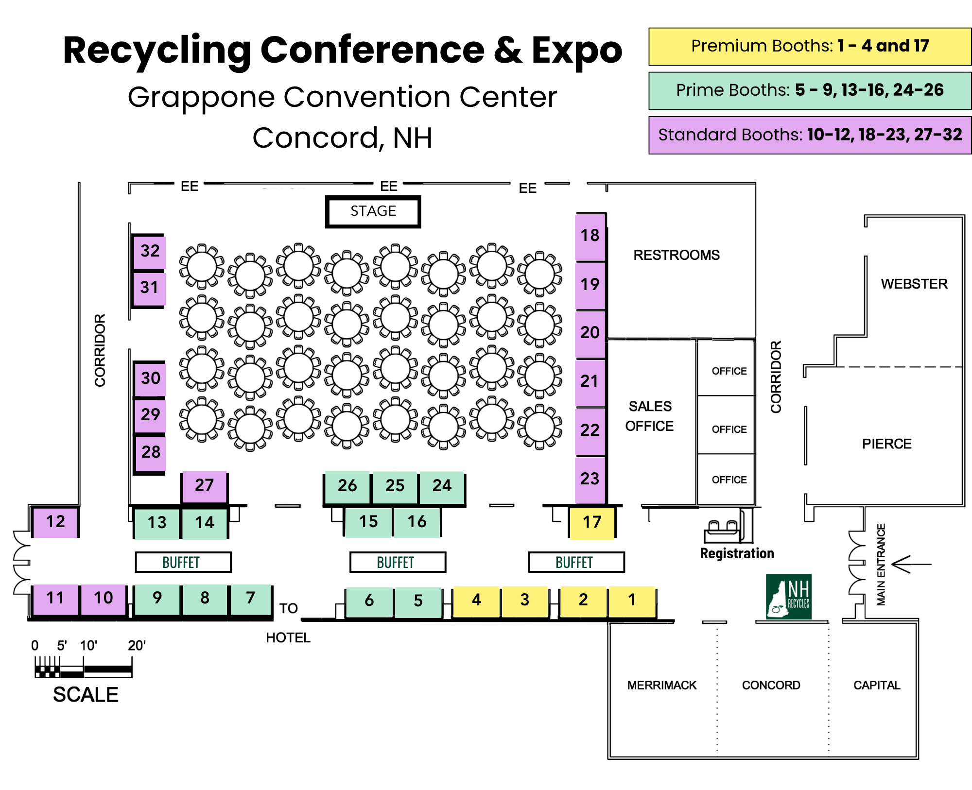 updated 2026 exhibit booth layout